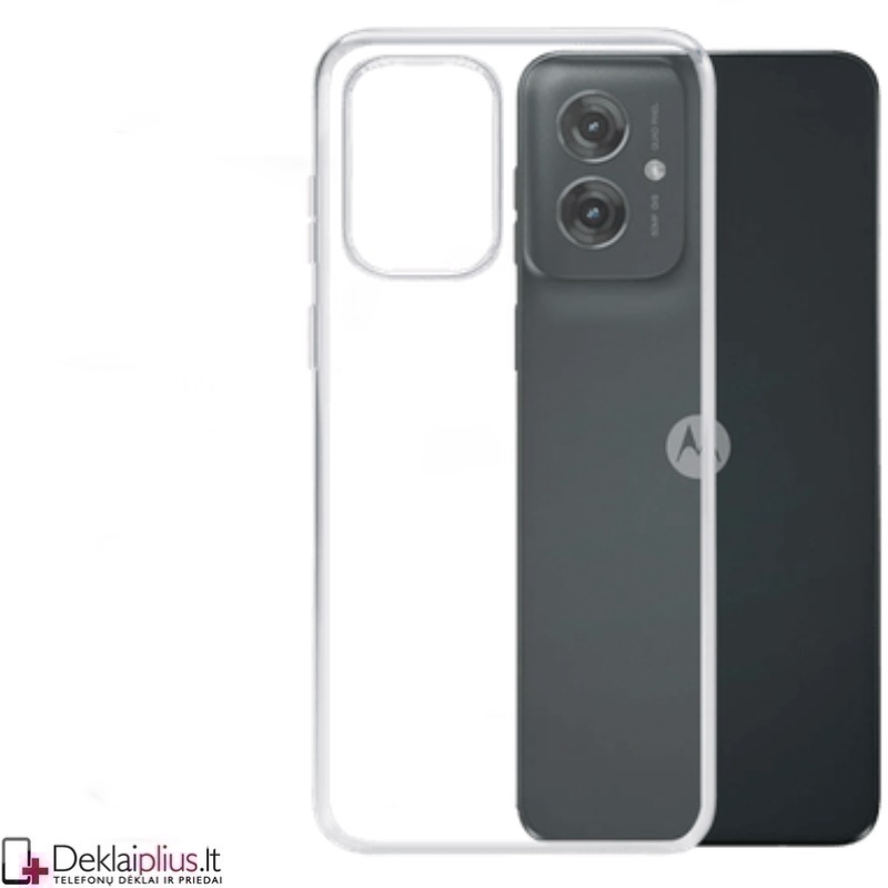 Silikoninis ploniausias dėklas - permatomas (Motorola Moto G55) Silikoninis ploniausias dėklas - permatomas (Motorola Moto G55)